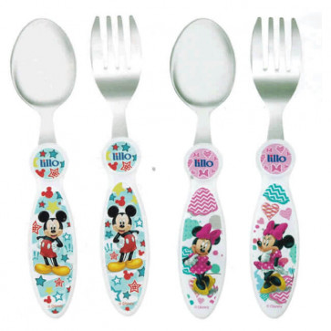 Kit Talheres 3 peças Inox Hello kit e Disney - Nuk