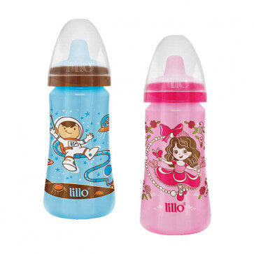 Copo Colors Design 300ml Bico TPE - Lillo