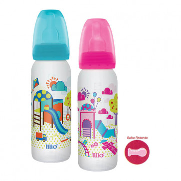 Mamadeira Divertida Bico Universal 240 ml - Lillo