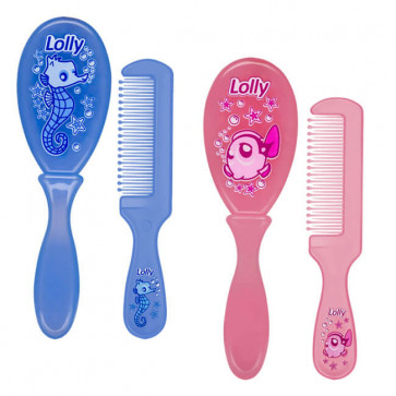 Kit Escova e Pente Oceano - Lolly
