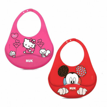 Babador Silicone Disney & Hello Kitty - Nuk