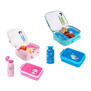 Kit Lancheira + Pote + Garrafa - Kid Splash
