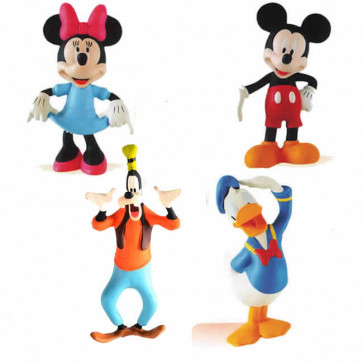 Kit Brinquedos em Latex Disney Turma do Mickey - Latoy