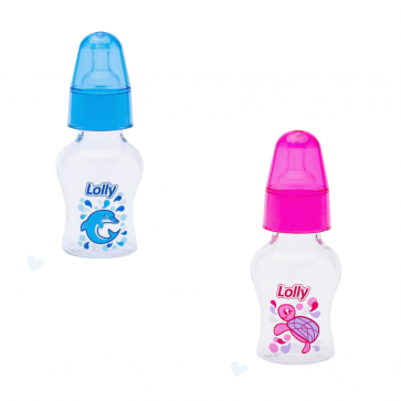 Mini Mamadeira Oceano 50ml Bico Silicone - Lolly