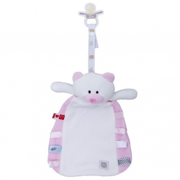 Blanket Plush Tag Urso - Zip Toys