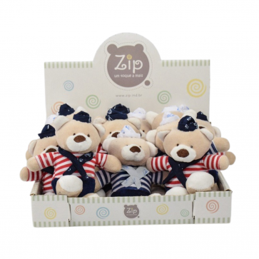 Coleção Mini Urso Marinheiro 16 Und. - Zip Toys