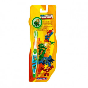 Escova Dental Infantil Com Capa Aquaman