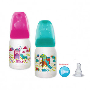 Mamadeira Divertida Silicone Redondo 120 ml - Lillo