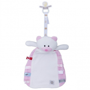 Blanket Plush Tag Urso - Zip Toys