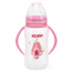 Mamadeira Big Natural 330ml com Alça Orto - Kuka - Informações -Rosa