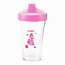 Copo Bico Anti Vazamento 250ml - Kuka - Rosa