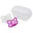 Kit 2 Chupetas 100% Silicone Redonda T1 - Lolly