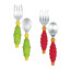 Kit Colher e Garfo Inox Fun Grips - Lillo