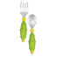 Kit Colher e Garfo Inox Fun Grips - Lillo
